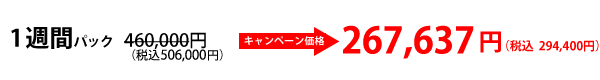1週間レンタルパック